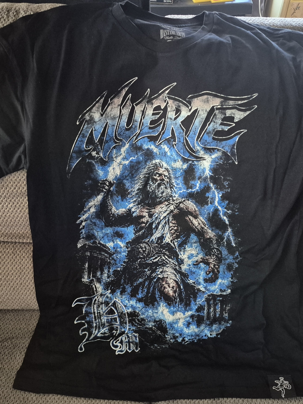 Hasta Muerte Zeus Graphic T-Shirt Size 2X